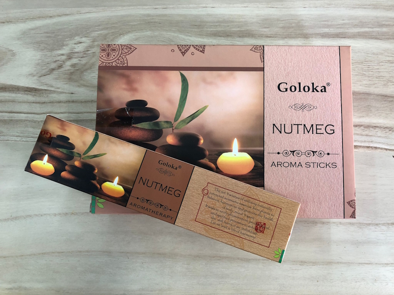 Incienso Goloka Aromaterapia Nutmeg Nuez Moscada